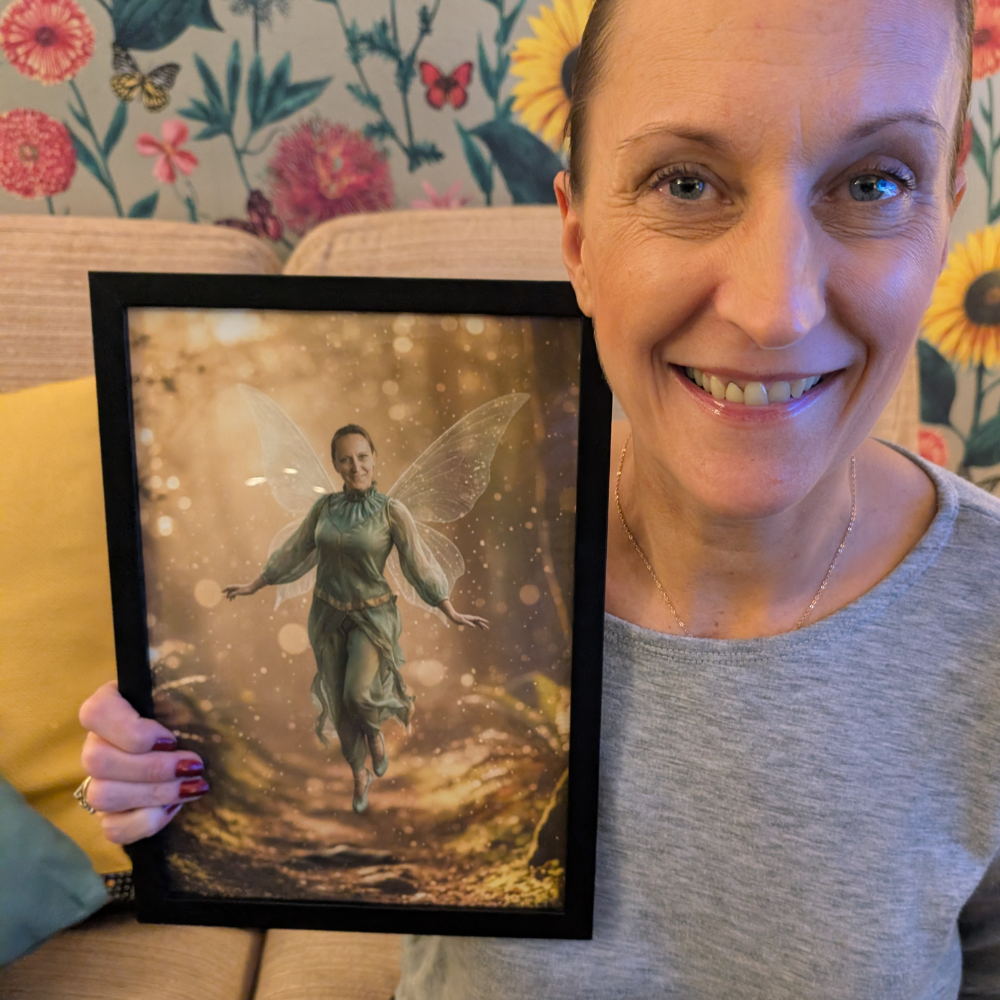 Fairy Poster | Turn a photo into a real fairy - A4 print. Unframed