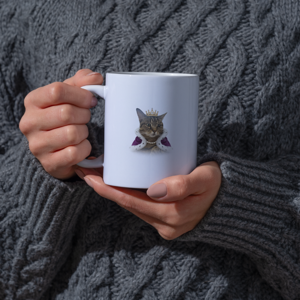 Pet Princess Mug | Your cat or dog magically turned into royalty on a 325 ml mug
